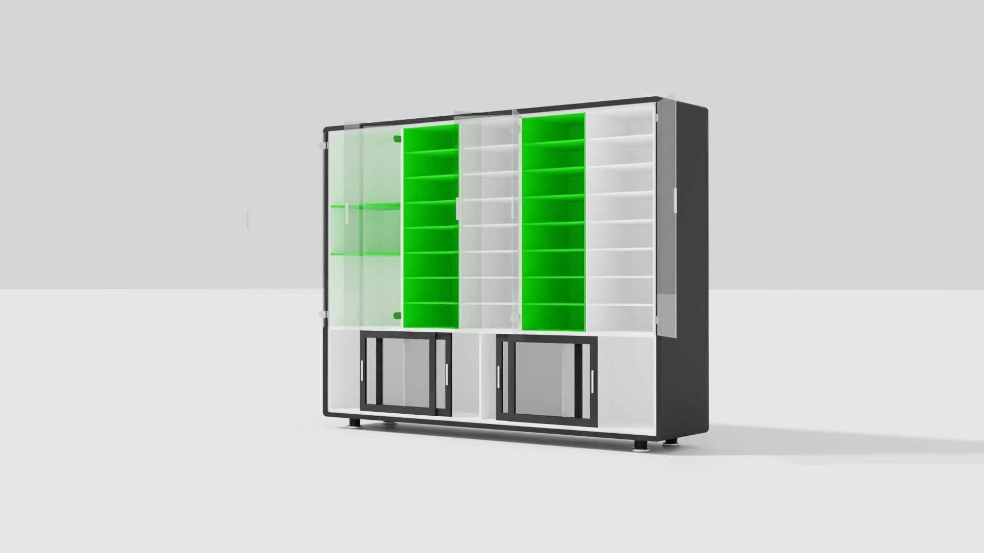Cabinet 3D model_5