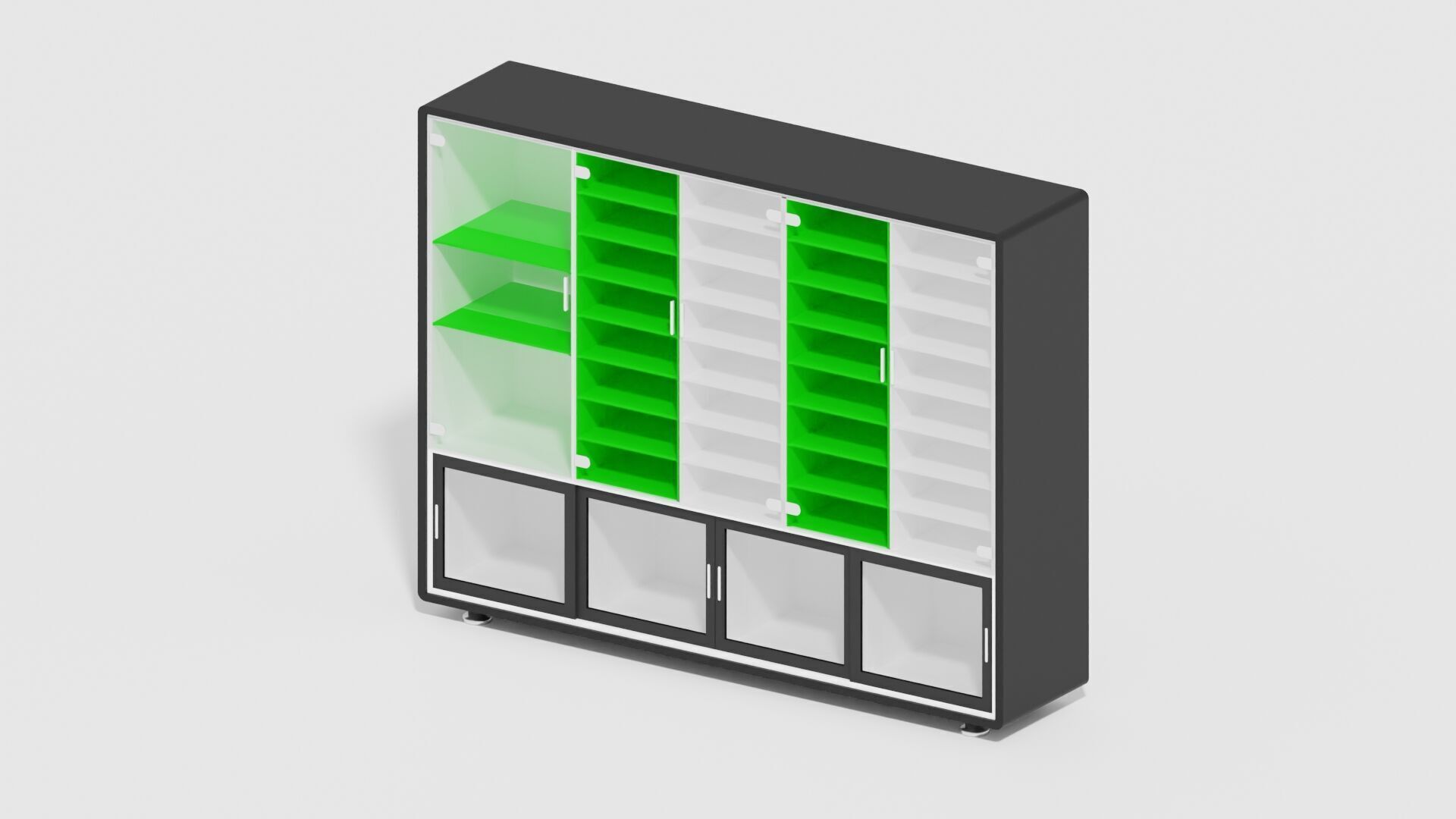 Cabinet 3D model_1