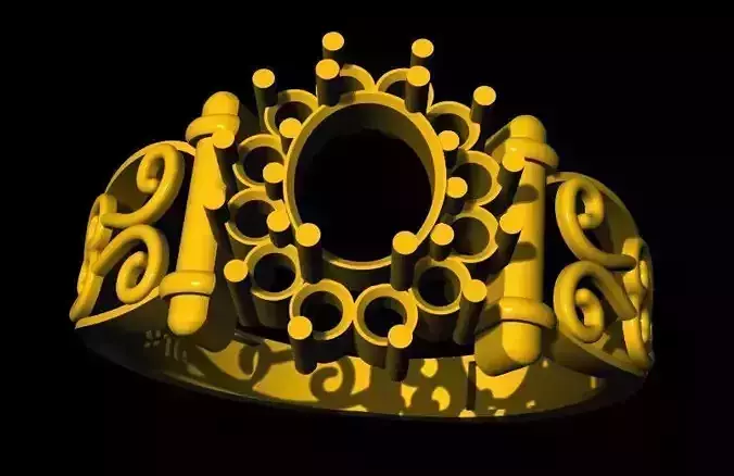 cluster ring 3dm file