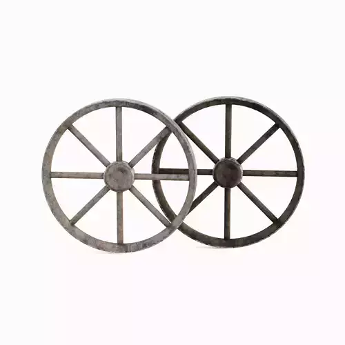Western Wooden Wheel Set