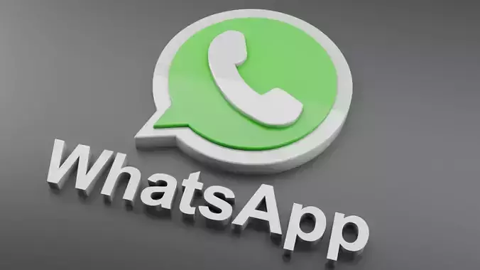 WhatsApp 3D logo