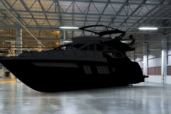 Yacht de luxe Mercedes 3D model