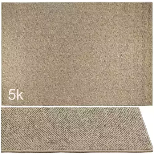 Carpet set 3238 - Hand-Woven Jute Rug - 5K