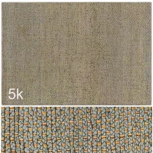Carpet set 3234 - Hand-Woven Jute Rug - 5K