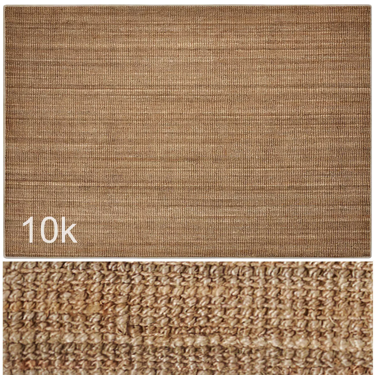 Carpet set 3227 - Natural Jute Rug - 10k 3D model_0
