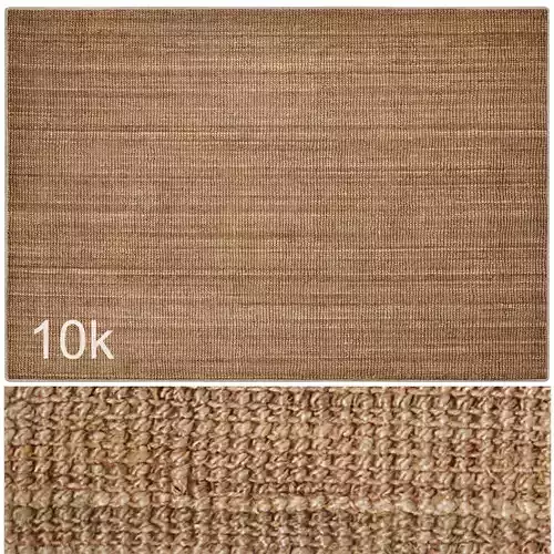 Carpet set 3227 - Natural Jute Rug - 10k