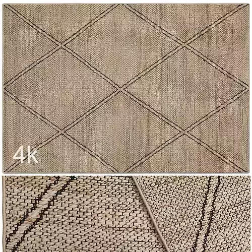 Carpet set 3211 - Kavehome Vallalta Jute Rug - 4K