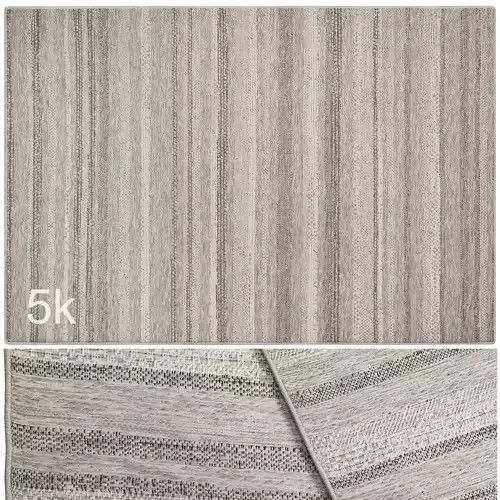 Carpet set 3209 - MAB-02 AL Ivory Rug - 5K