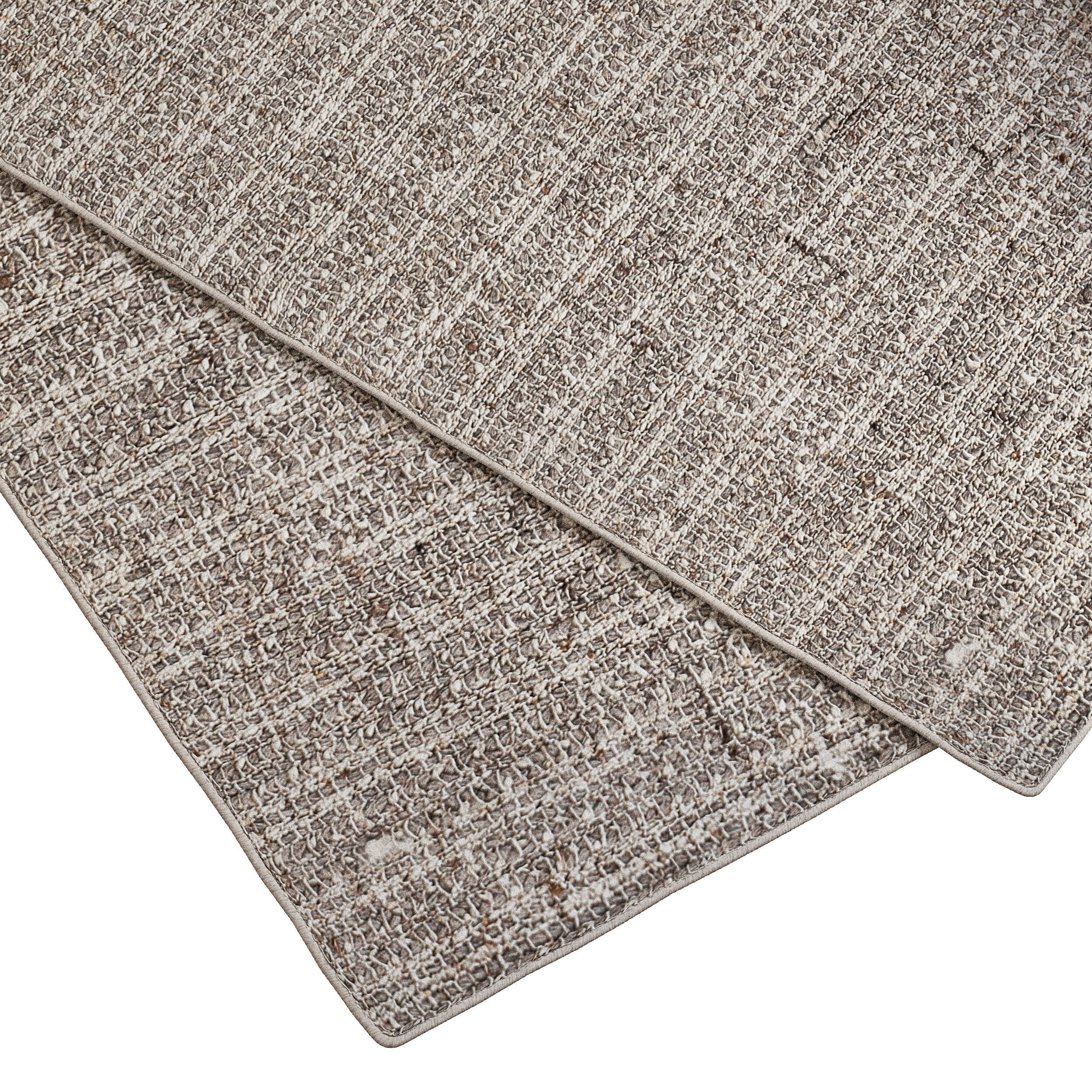 Carpet set 3201 - Jute Rug Taupe - 4K 3D model_3
