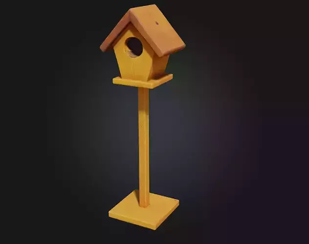 Birdhouse Perch  Whimsical Charm for Woodland Scenes