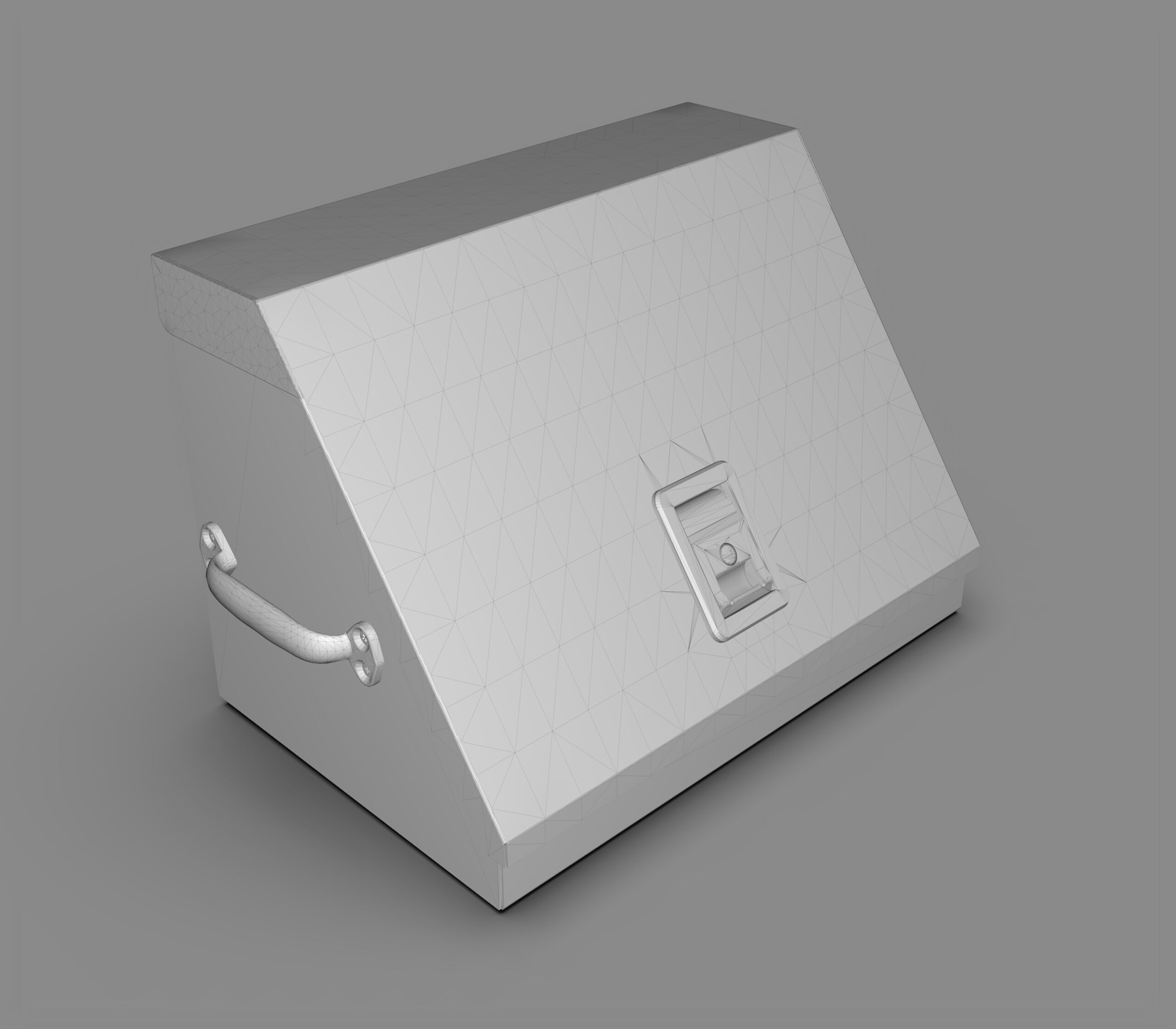 Triangular Tool Box 3D model_10