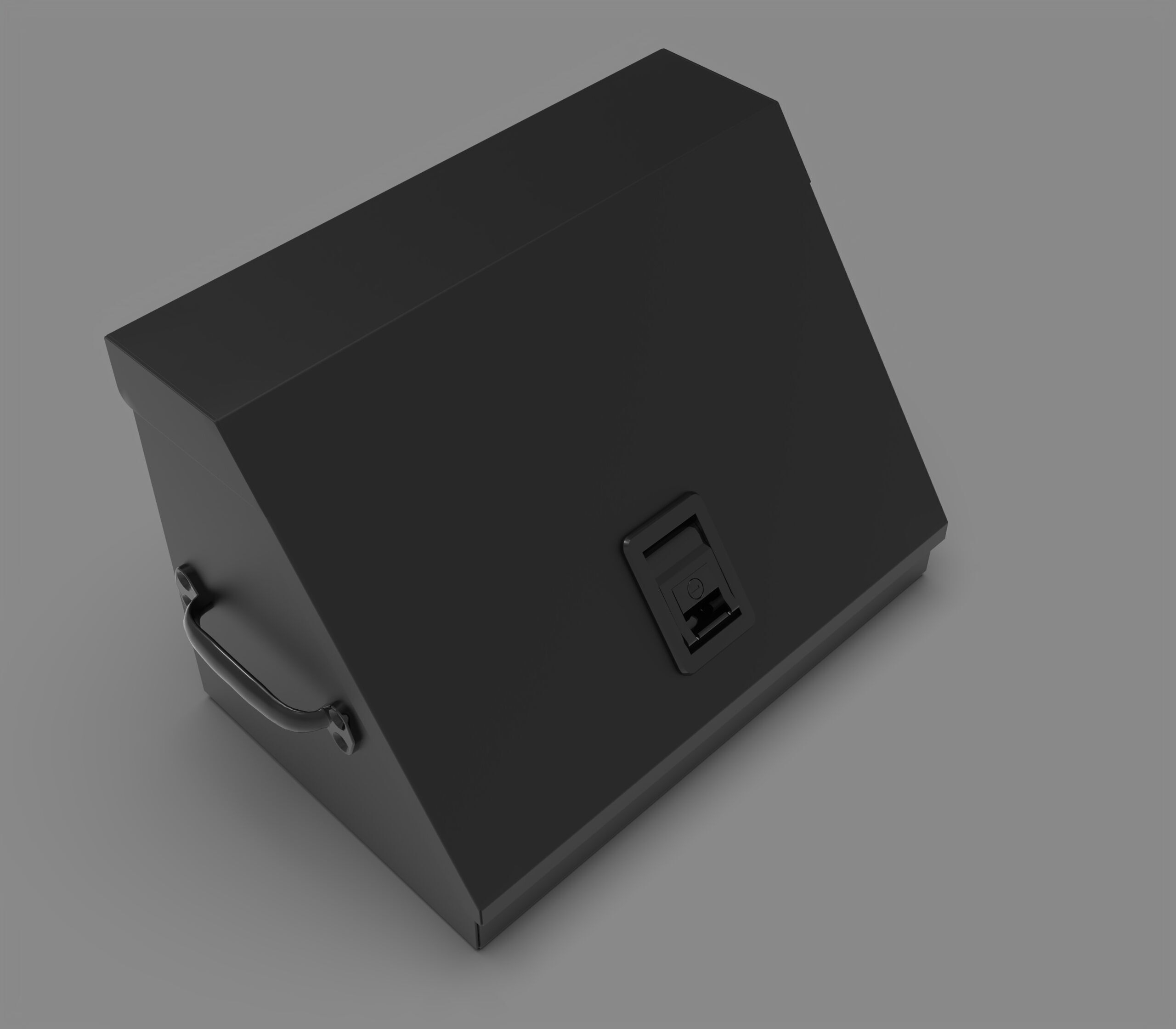 Triangular Tool Box 3D model_3