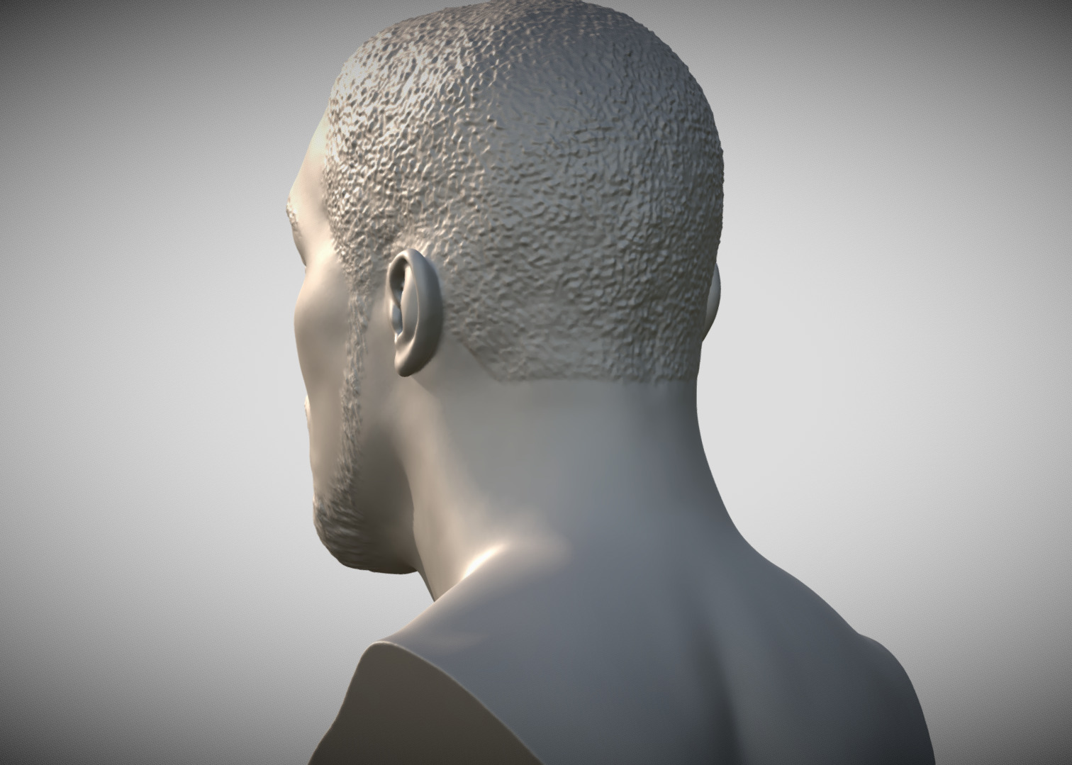 Anthony Joshua bust 3D print model_5