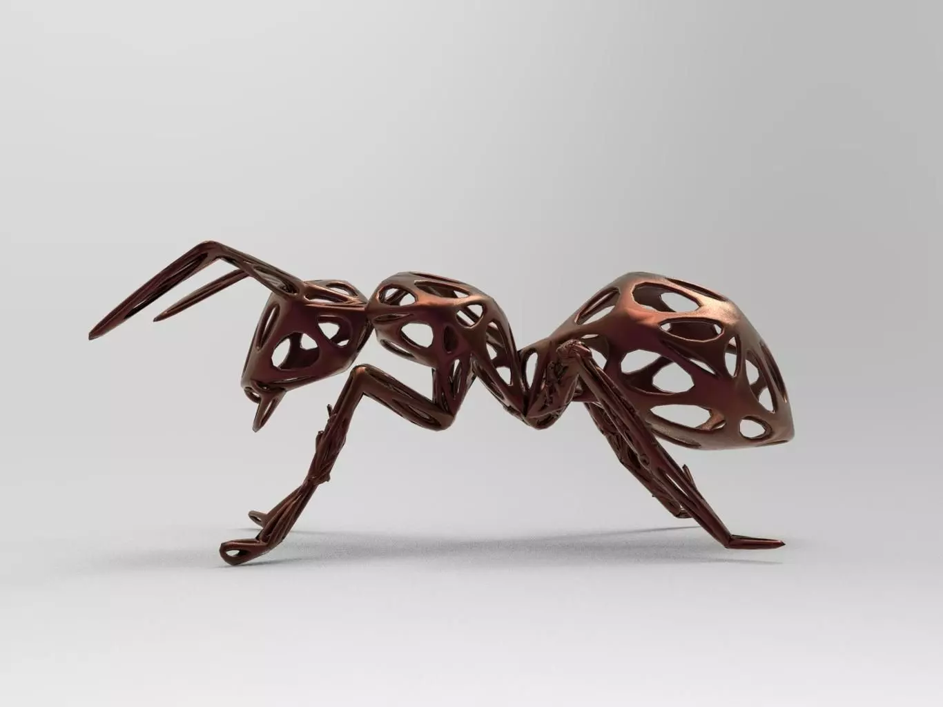 Ant Voronoi Style 3D print model_0