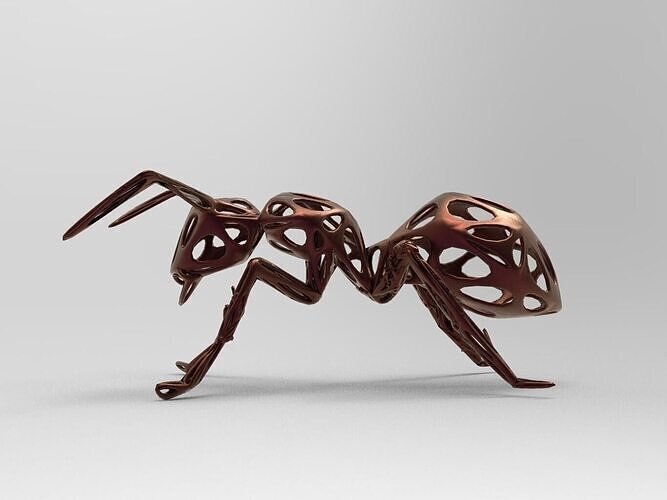 Ant Voronoi Style 3D print model