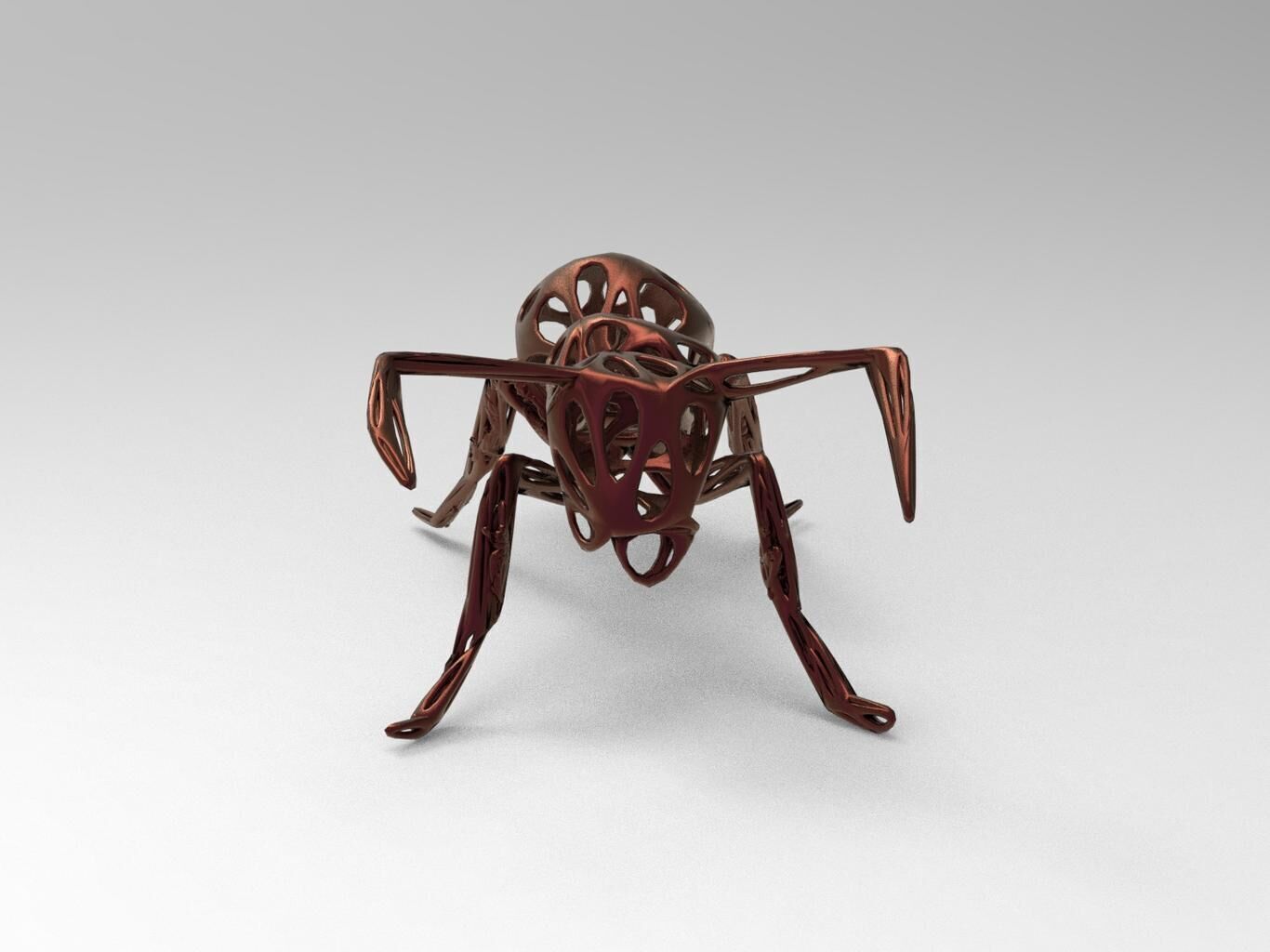 Ant Voronoi Style 3D print model_2