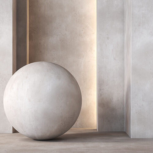 Decorative Plaster Wall Texture 4K - Seamless Texture
