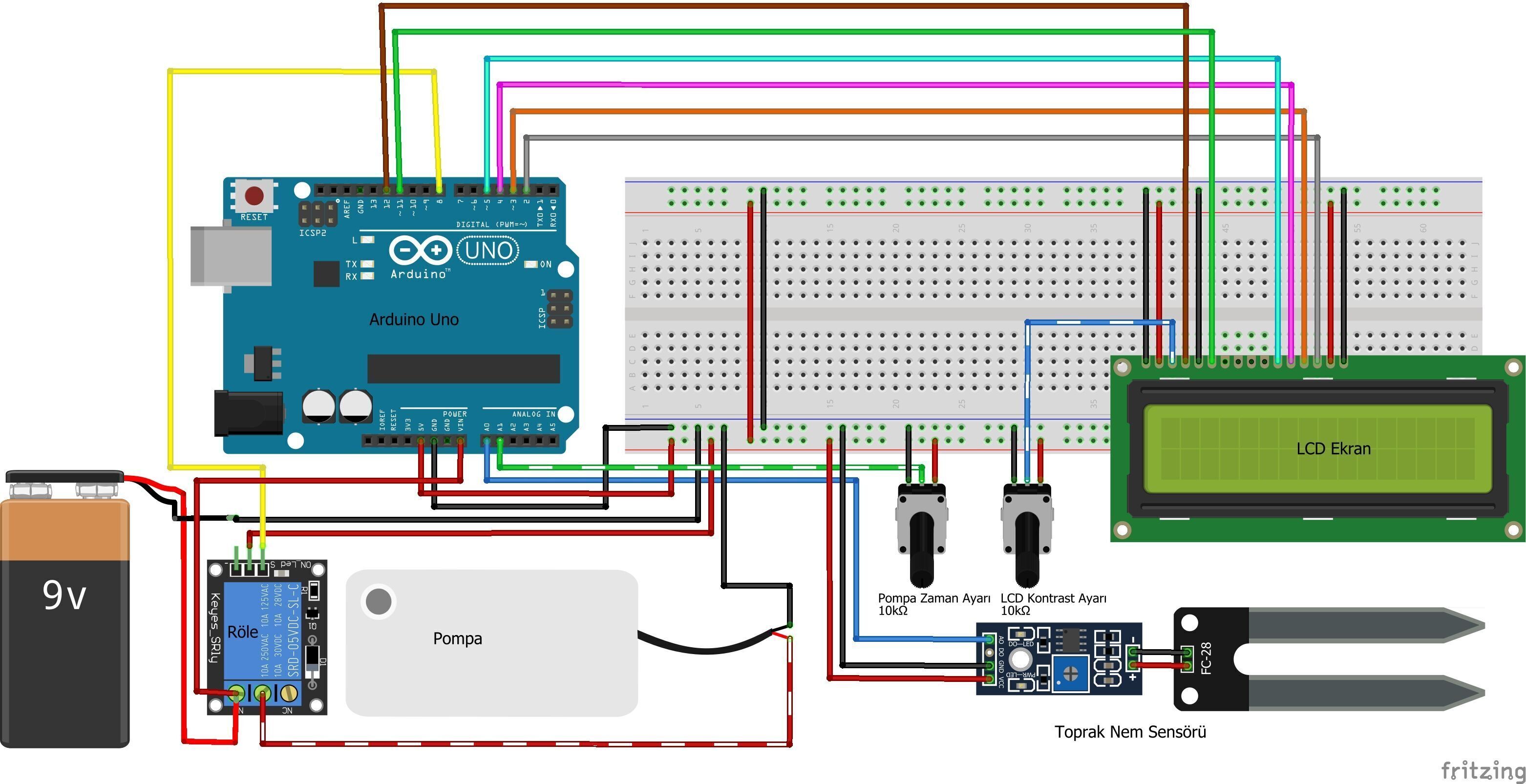 Smart Plant Watering 3D print model_13