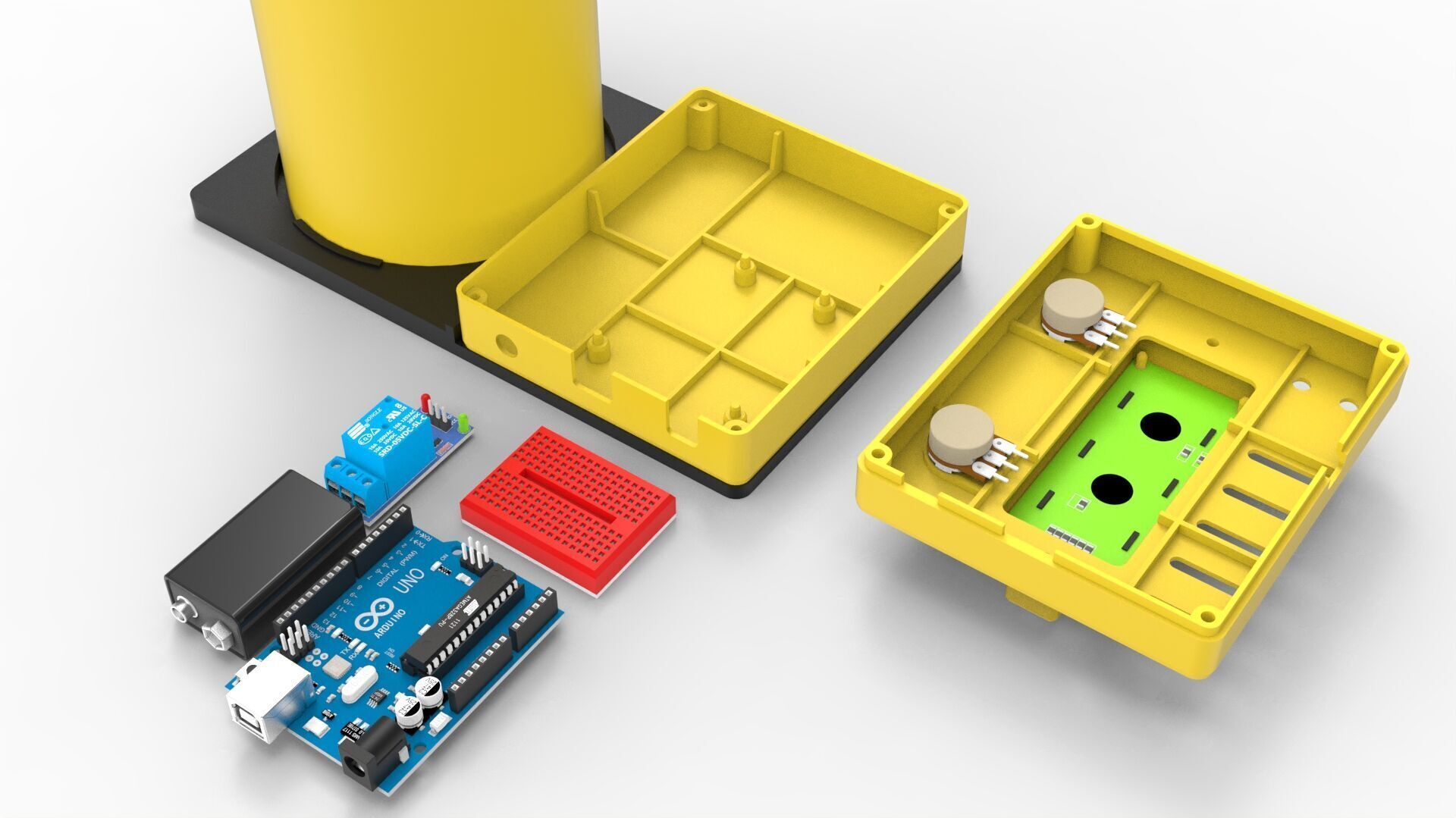 Smart Plant Watering 3D print model_9