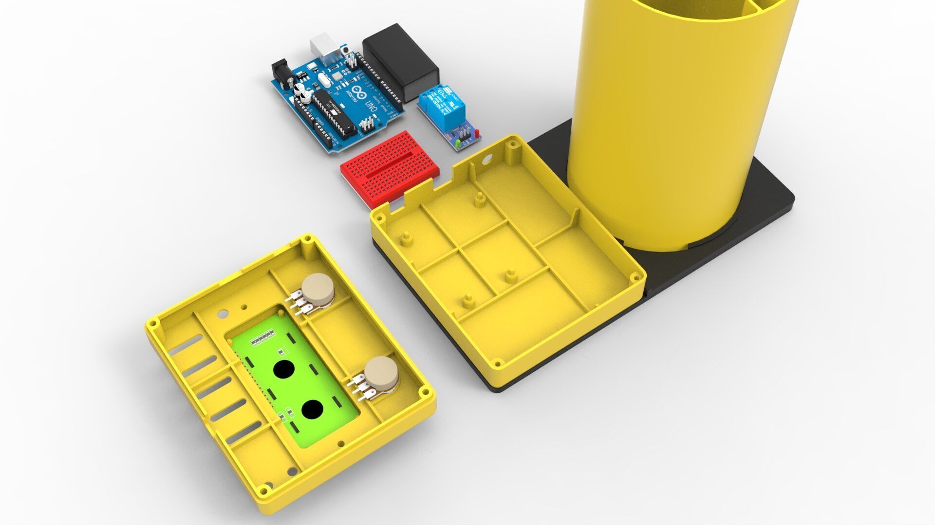 Smart Plant Watering 3D print model_8