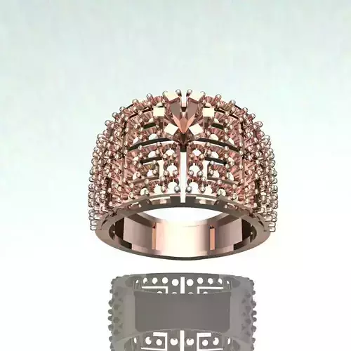 Wedding Engagement Women Ring 3D print model