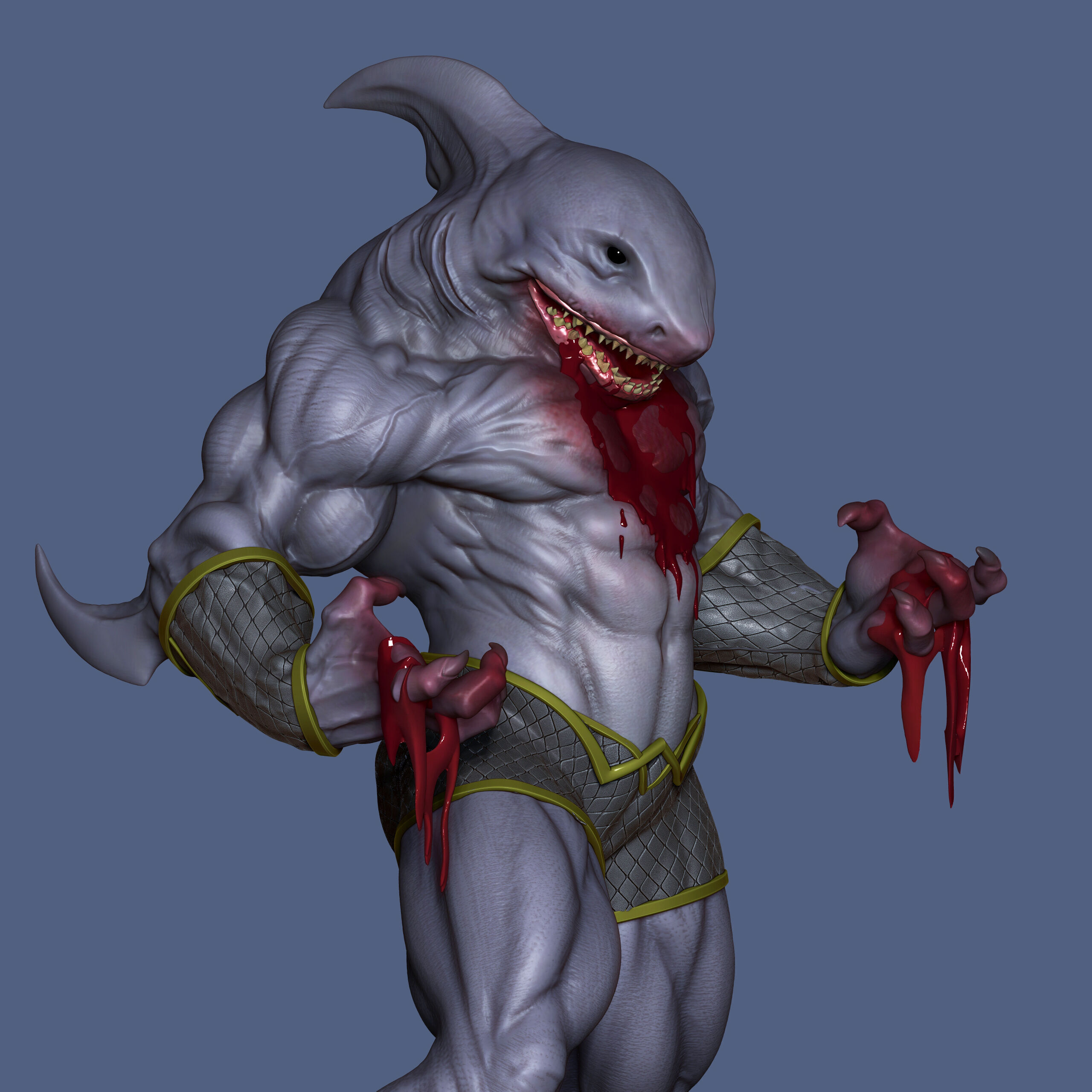 King Shark 3D print model_9