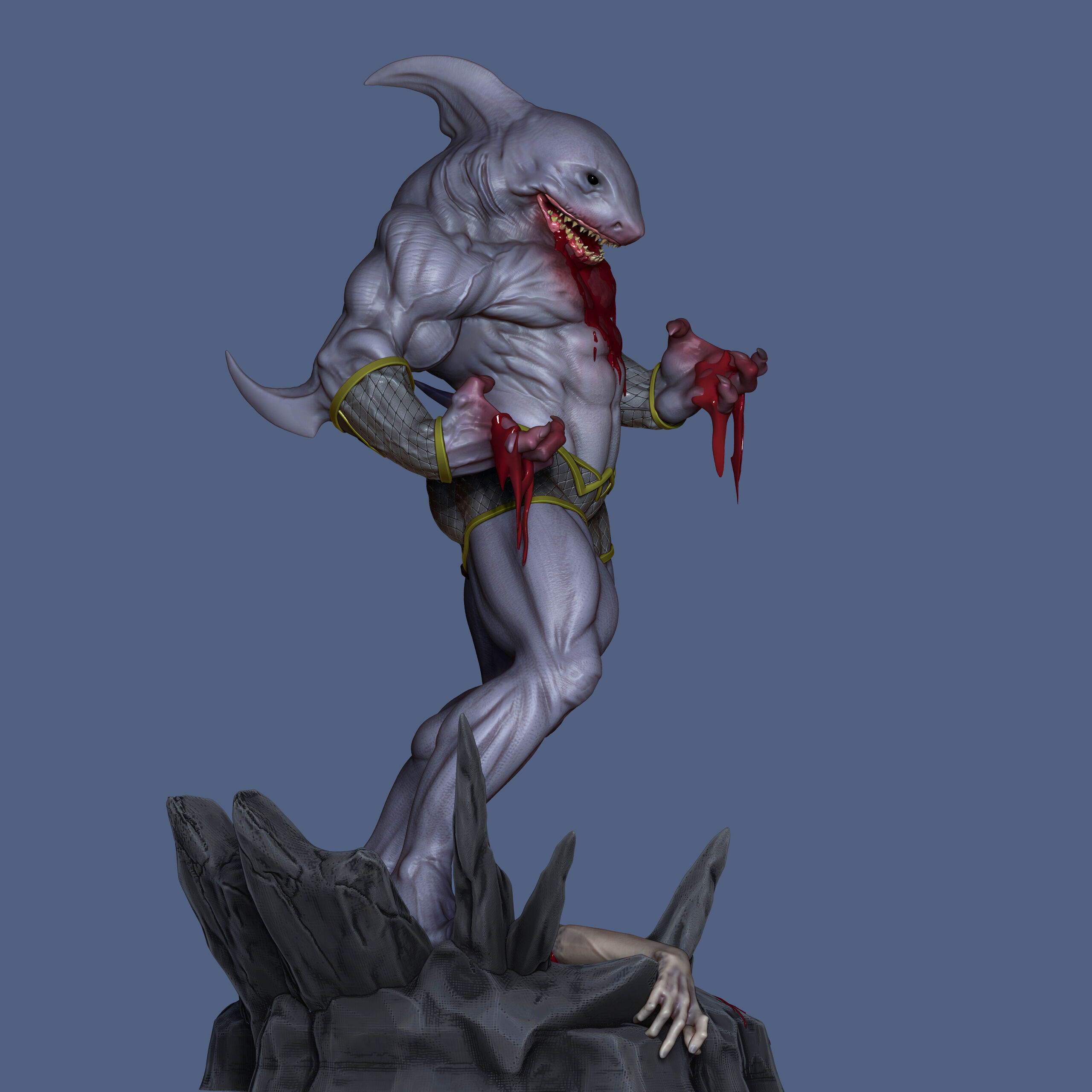 King Shark 3D print model_6
