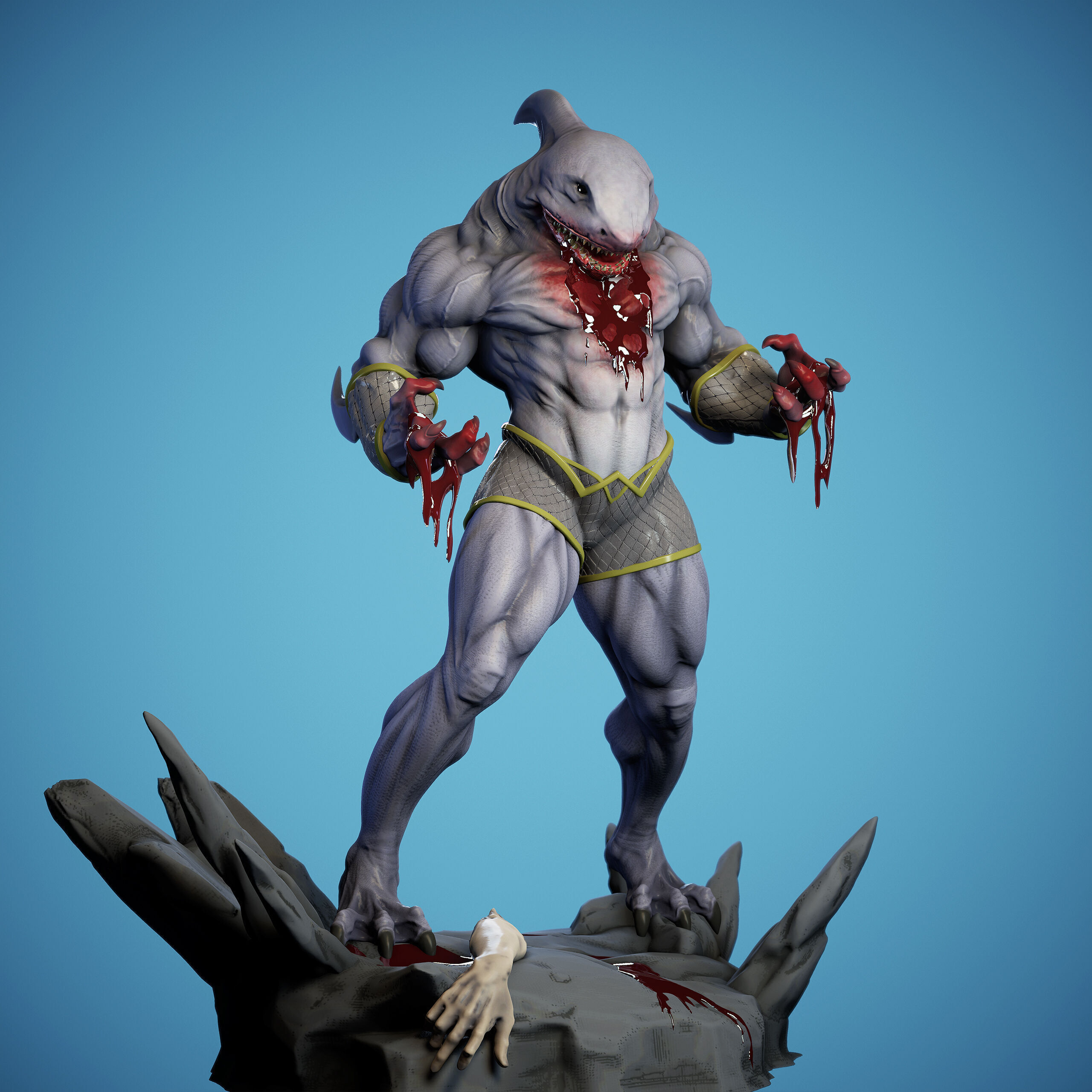 King Shark 3D print model_3
