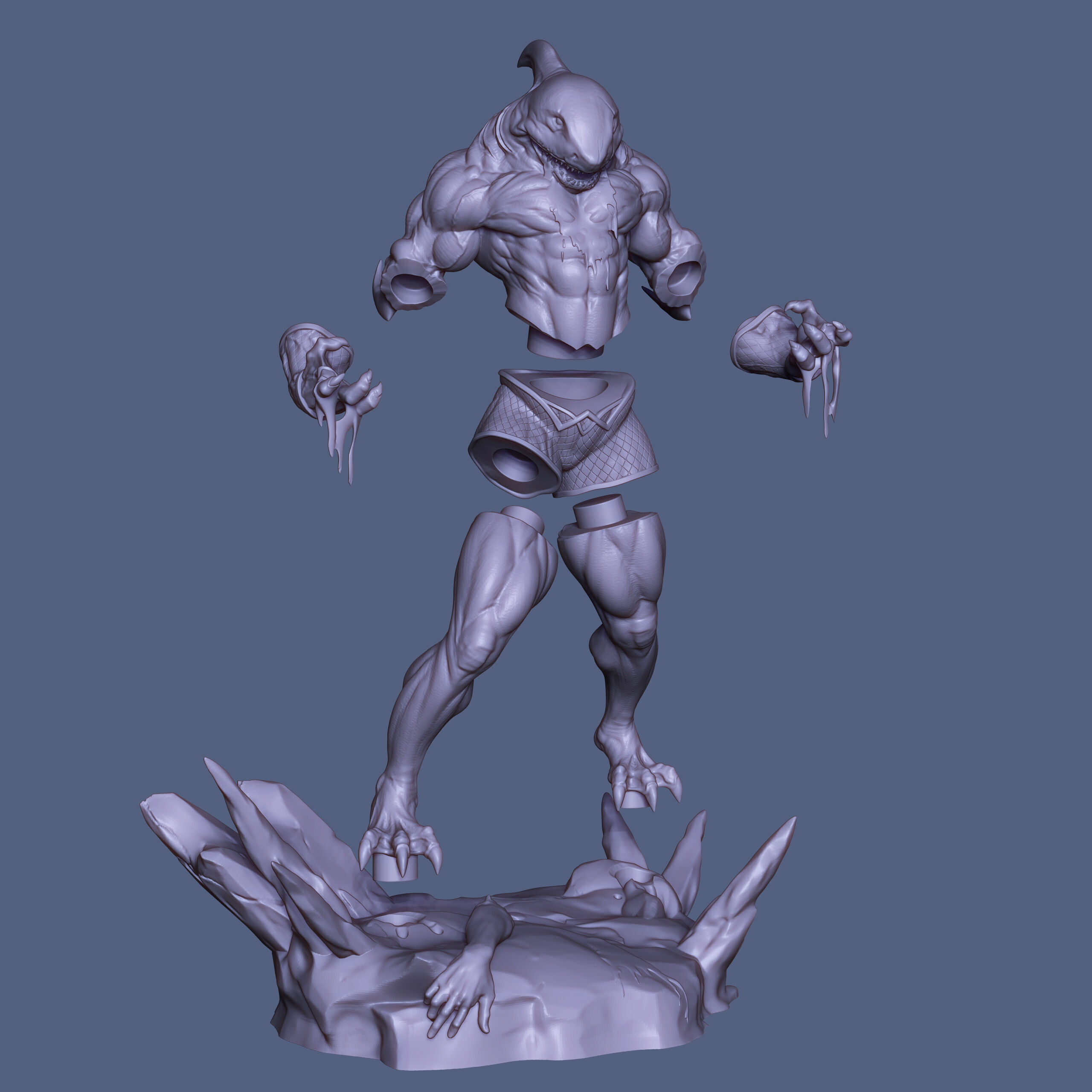 King Shark 3D print model_15
