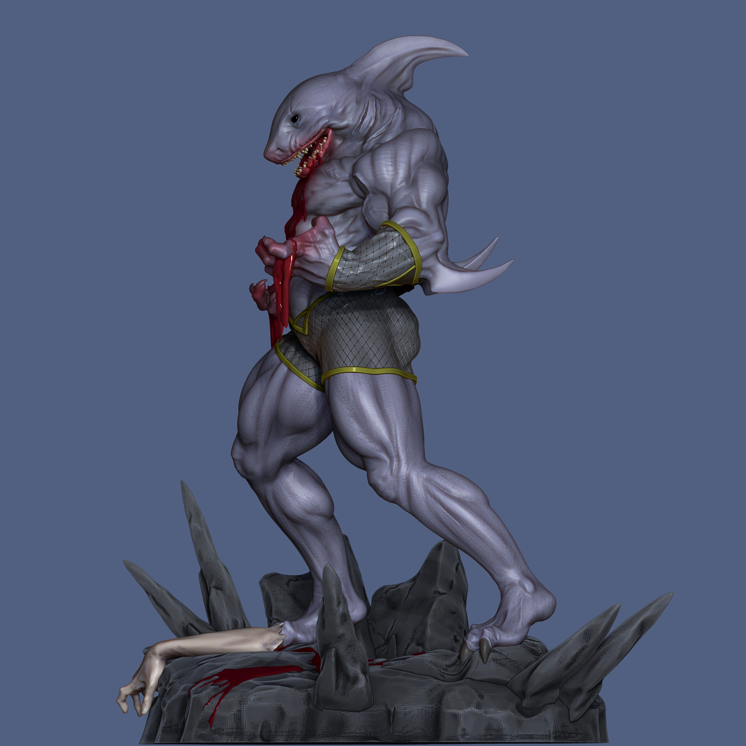 King Shark 3D print model_12