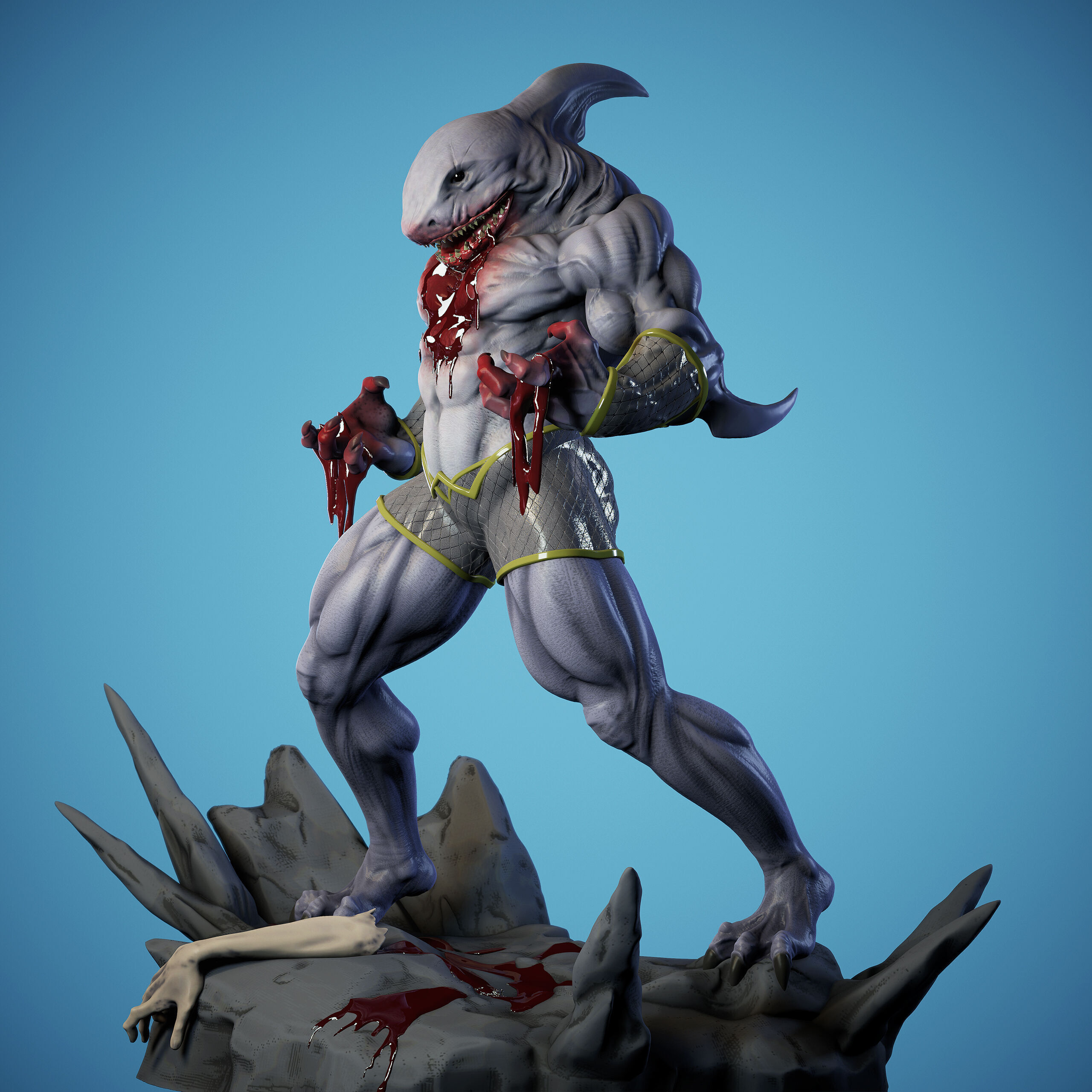 King Shark 3D print model_4