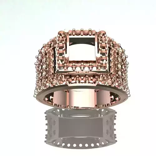 Wedding Engagement Women Ring 3D print model