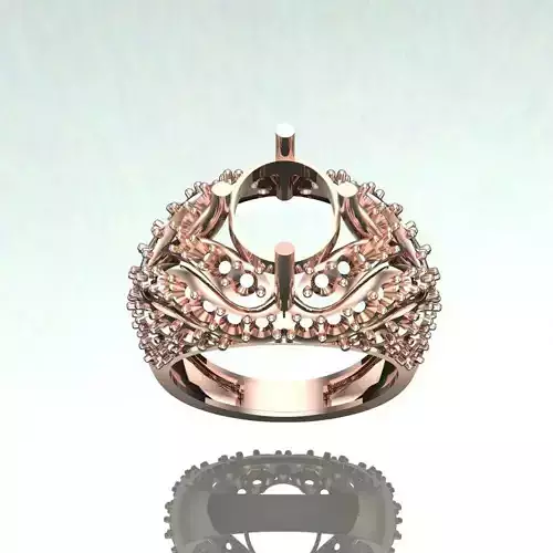 Wedding Engagement Women Ring 3D print model