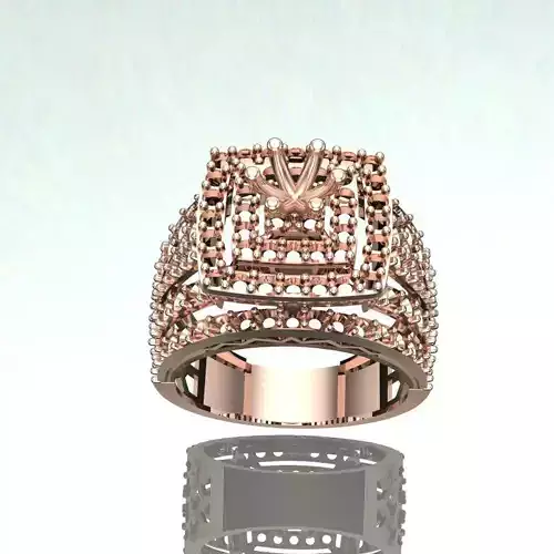 Wedding Engagement Women Ring 3D print model