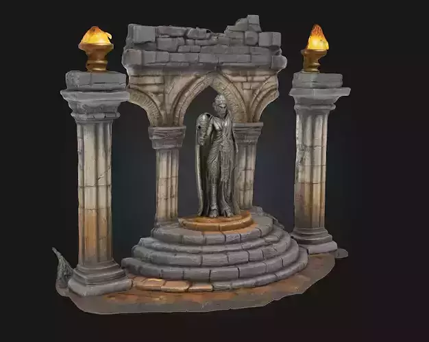 Knights Sanctuary  A Stronghold of Honor and Solitude