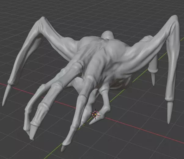 Oddworld Paramite - Pose 2 3D model_0