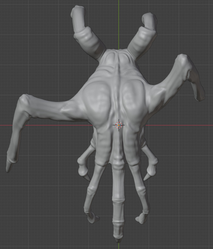 Oddworld Paramite - Pose 2 3D model_3