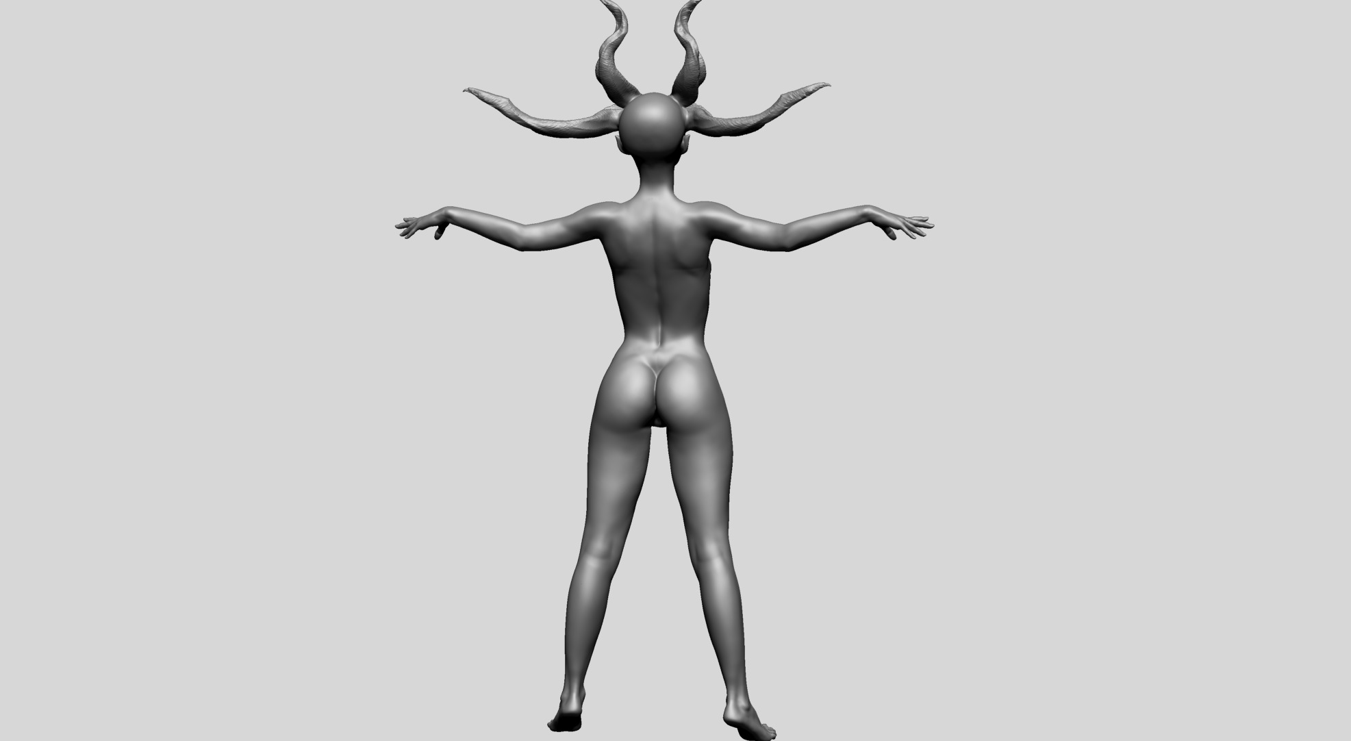 Fantasy Female Model B 3D model_7