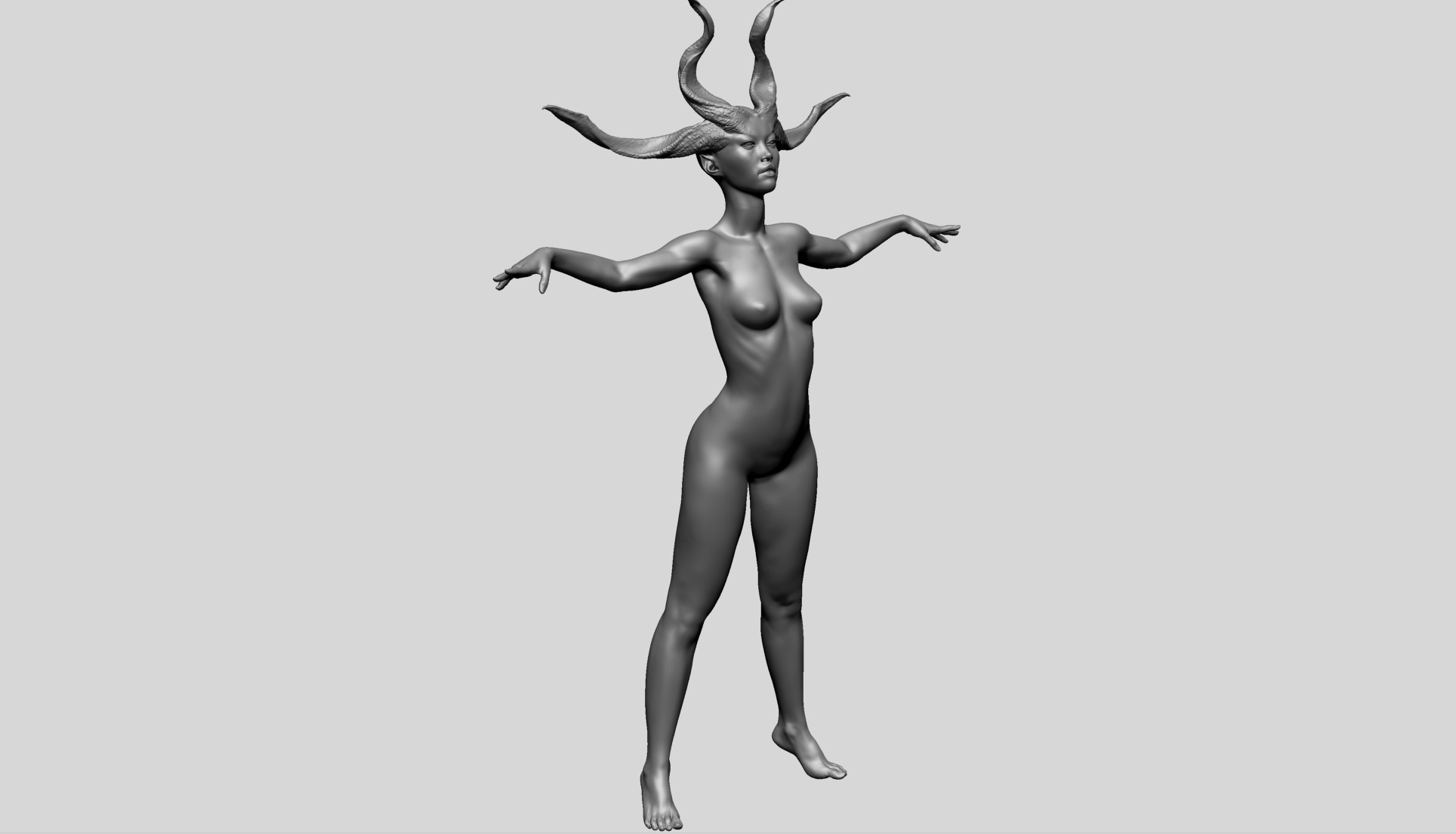 Fantasy Female Model B 3D model_5