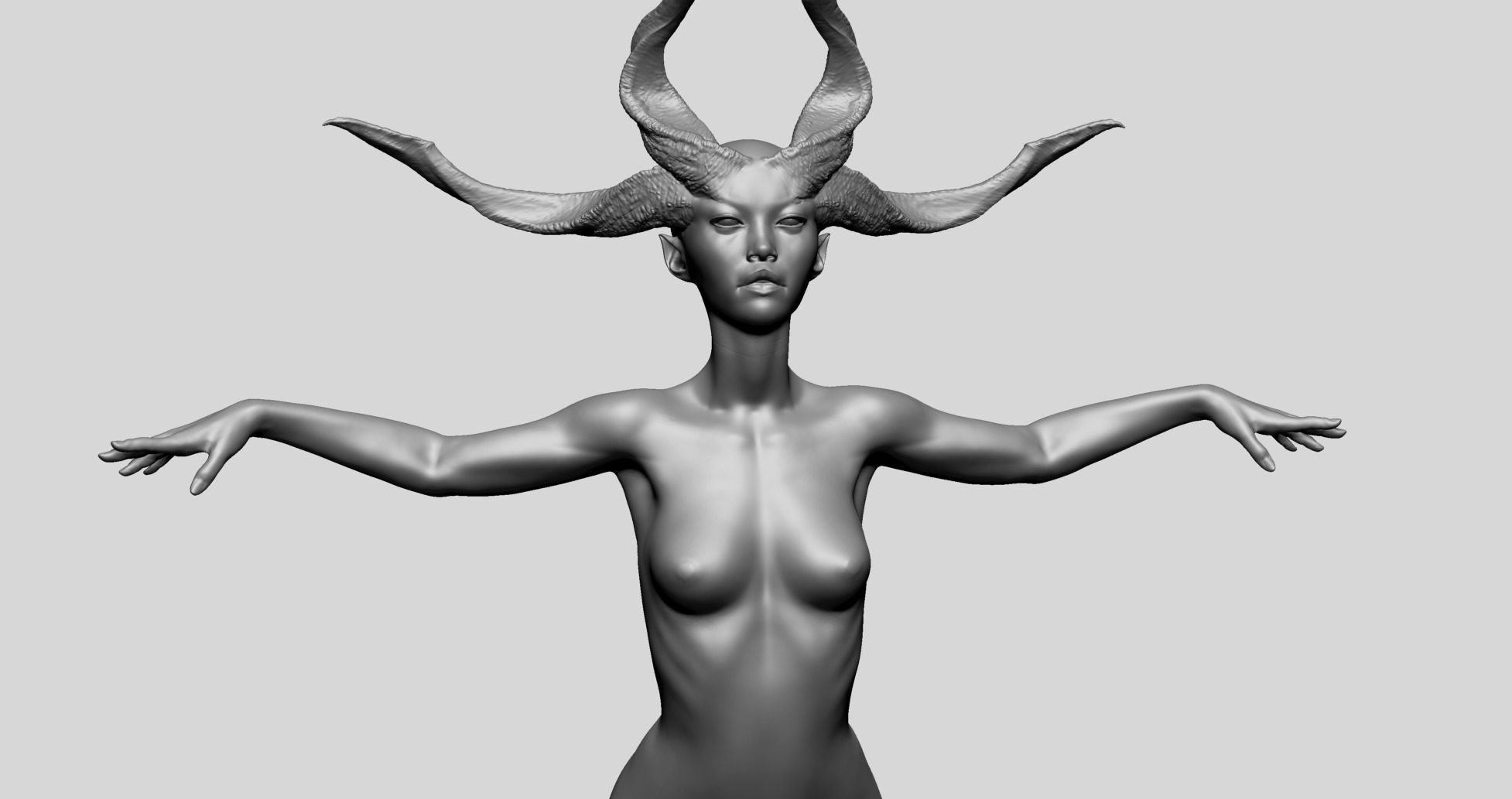 Fantasy Female Model B 3D model_9
