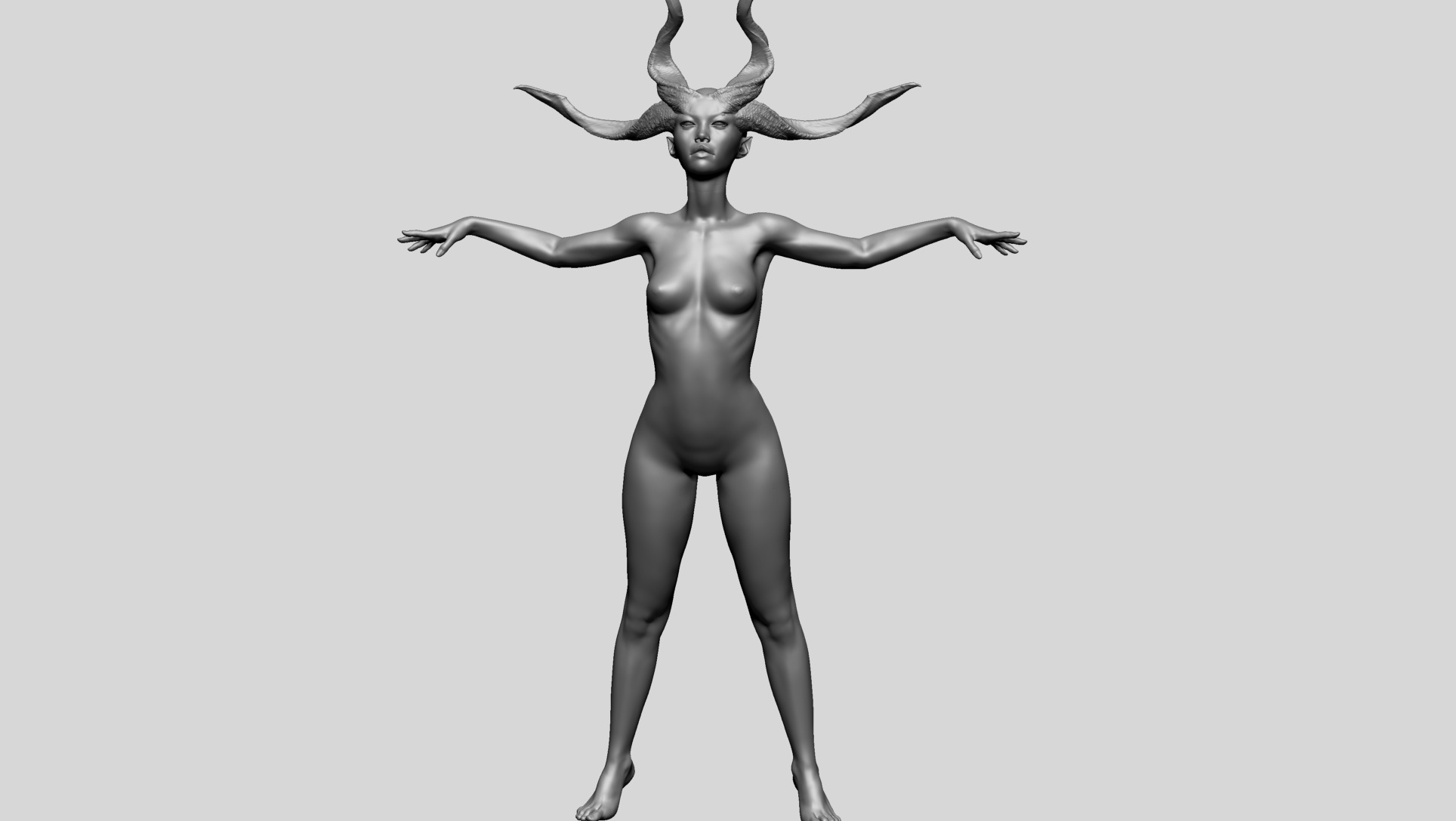 Fantasy Female Model B 3D model_4