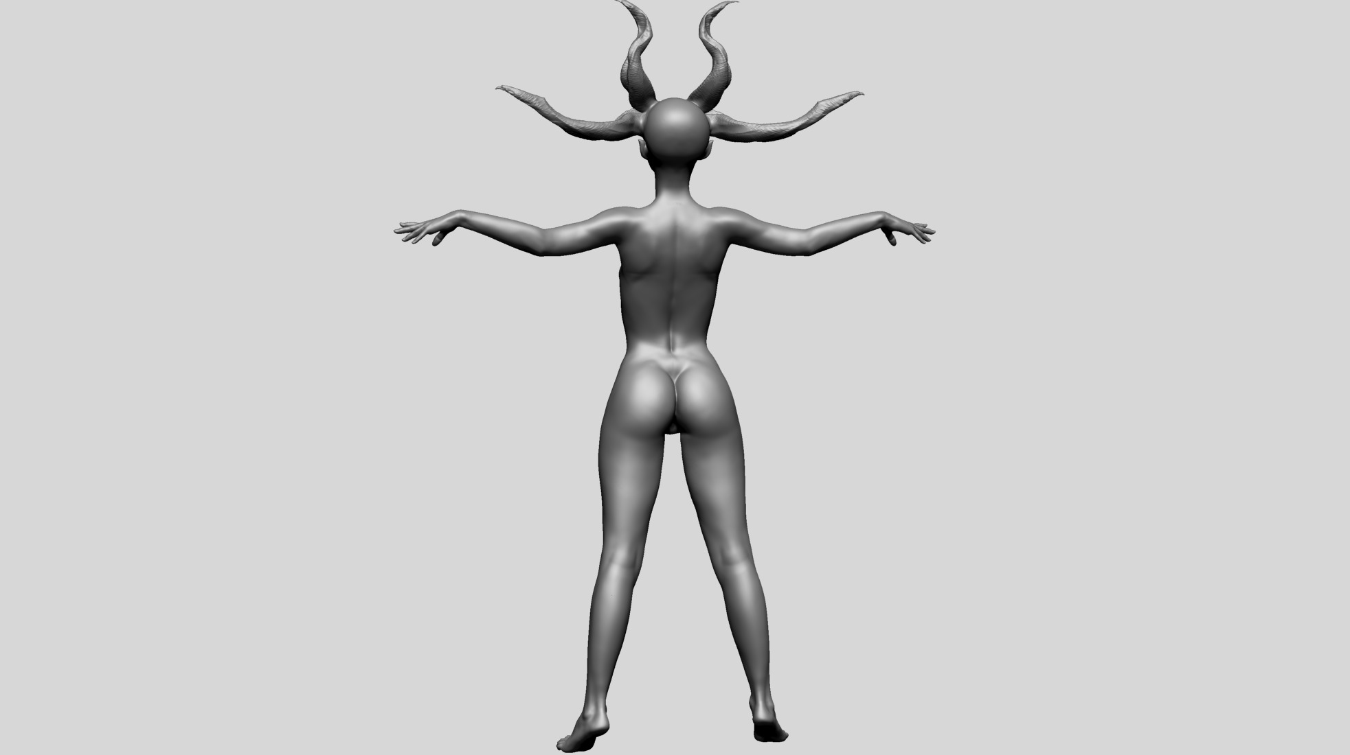 Fantasy Female Model B 3D model_3