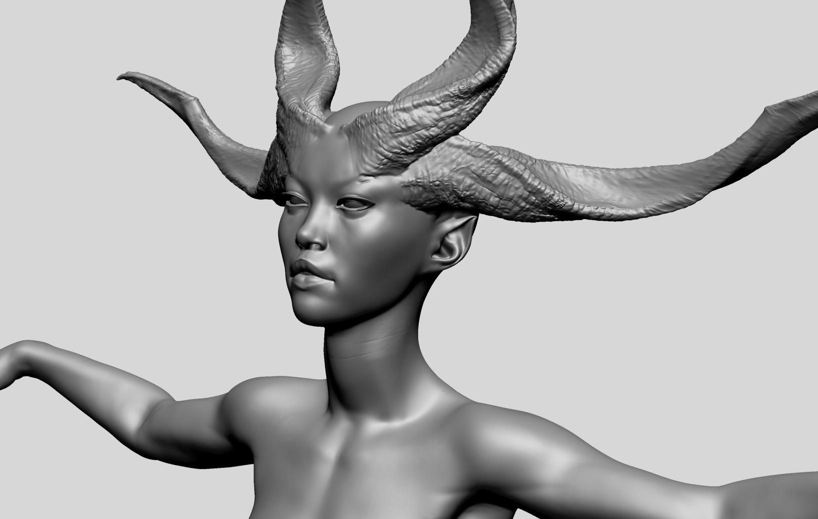 Fantasy Female Model B 3D model_10