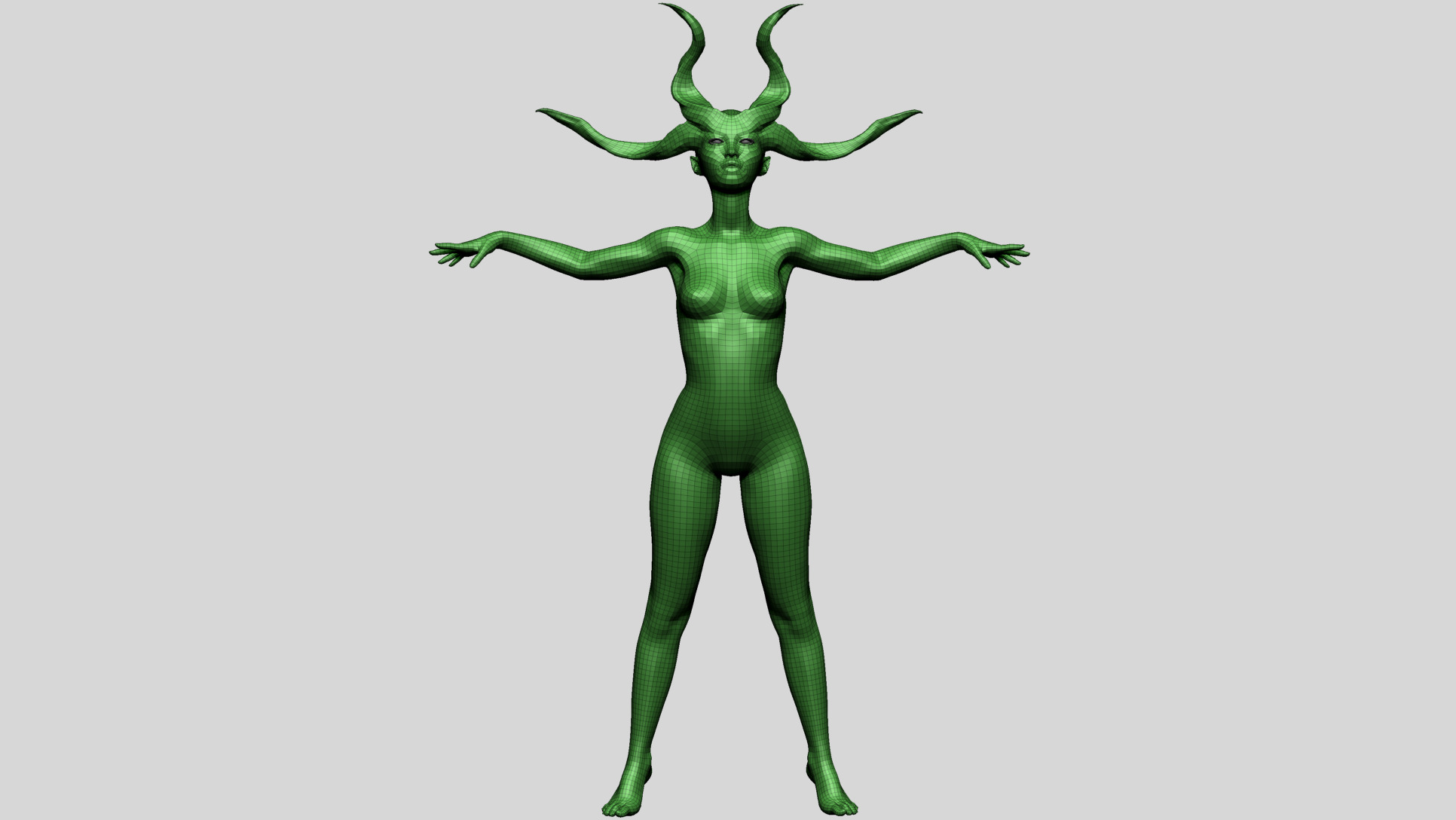 Fantasy Female Model B 3D model_15