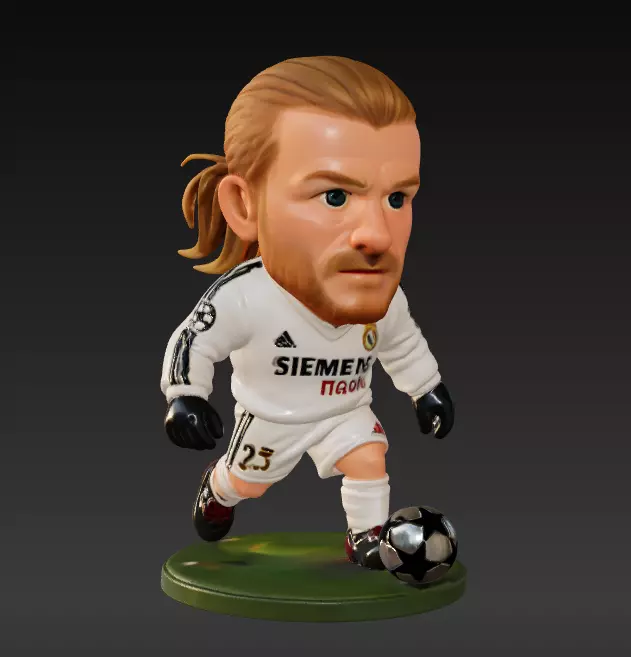 David Beckham Mini Fut Series 3D model 3D printable | CGTrader