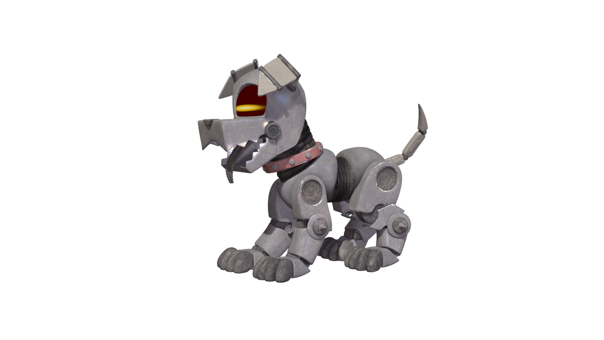 Muttski the Robian Dog Low-poly 3D model_80