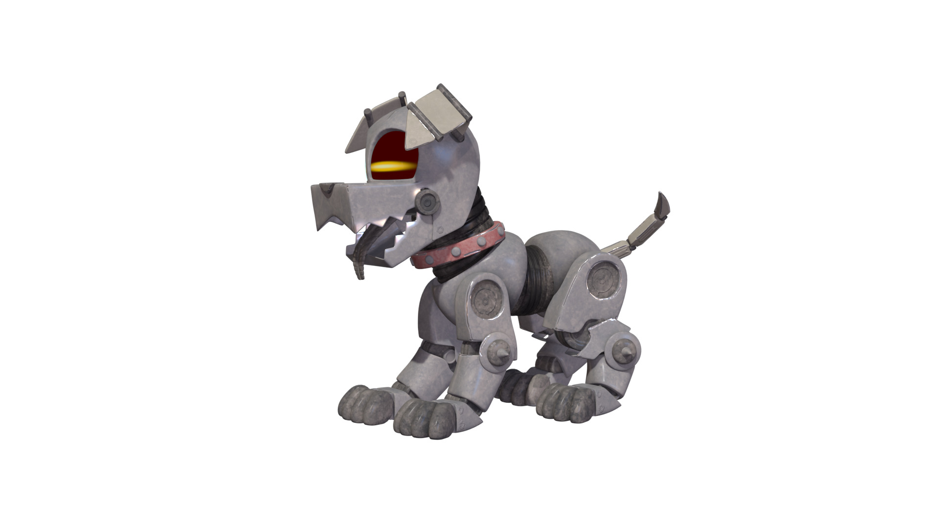 Muttski the Robian Dog Low-poly 3D model_62