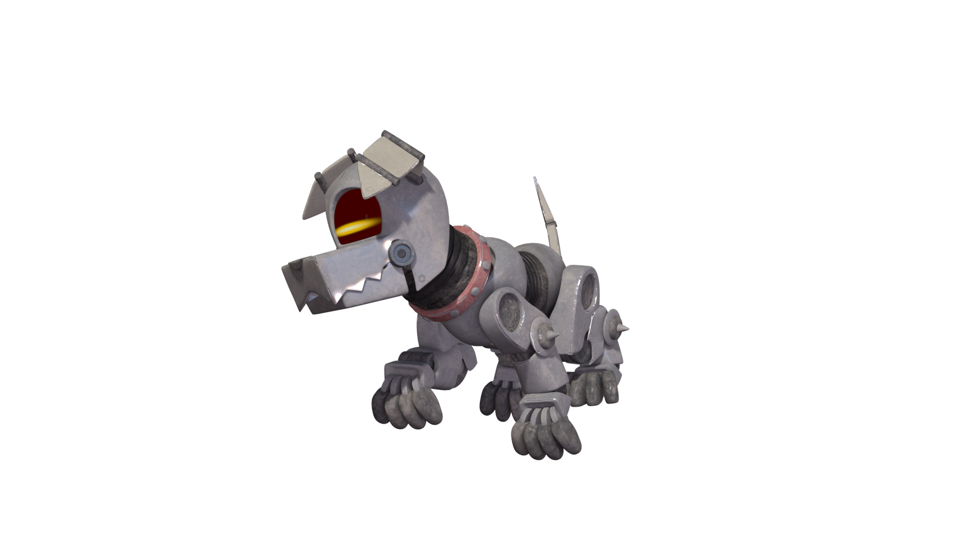 Muttski the Robian Dog Low-poly 3D model_42