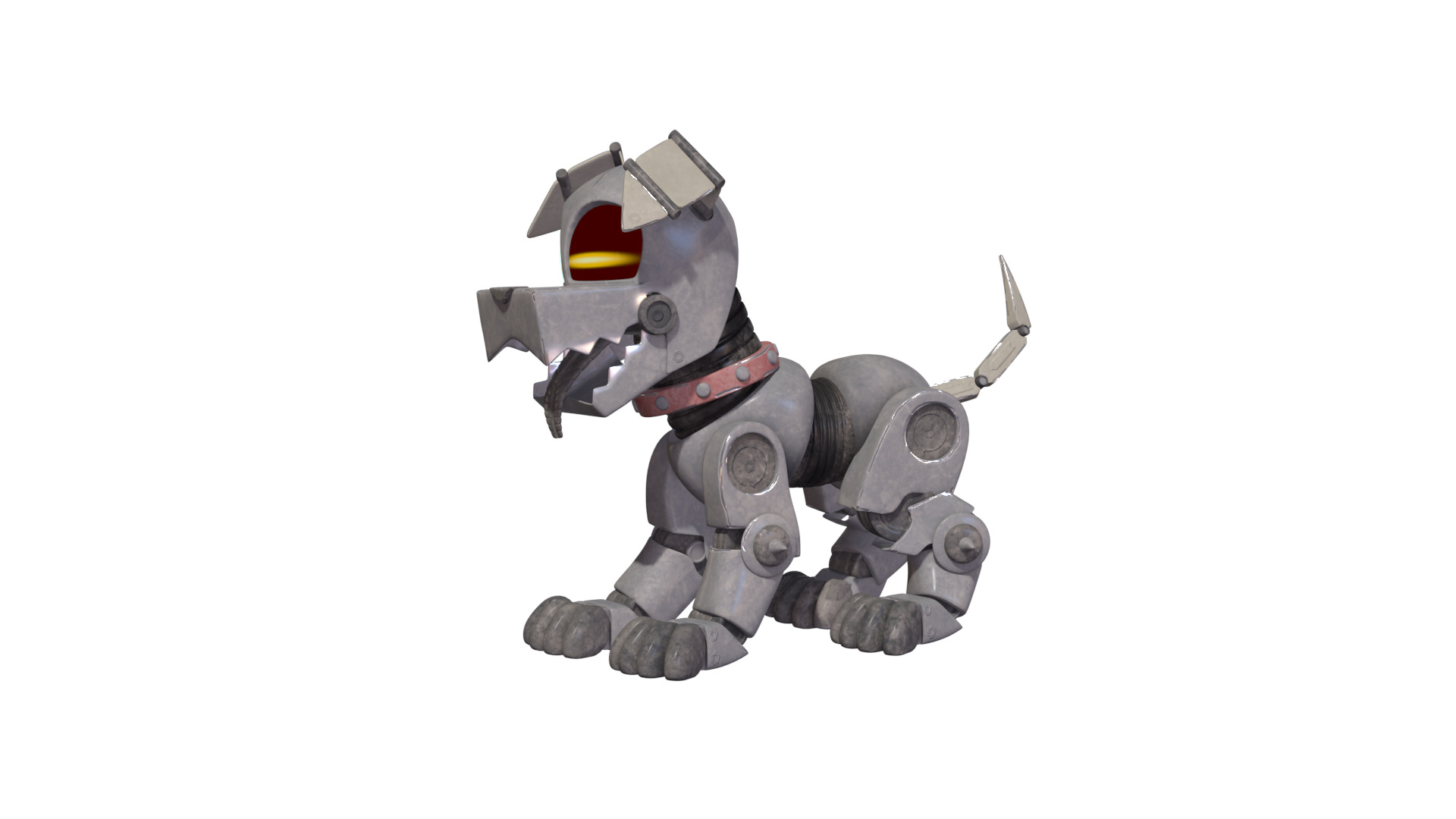 Muttski the Robian Dog Low-poly 3D model_76
