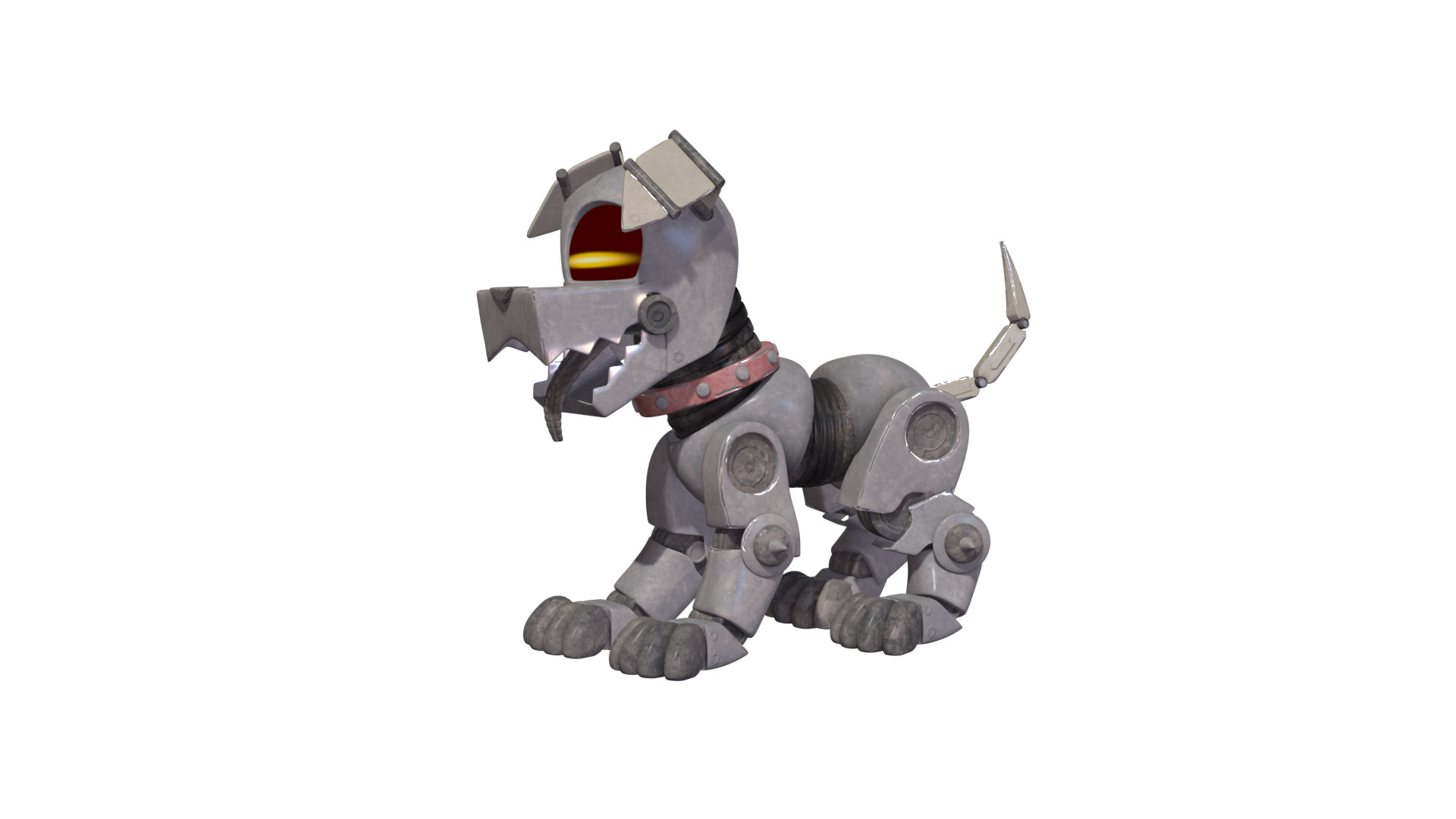 Muttski the Robian Dog Low-poly 3D model_79